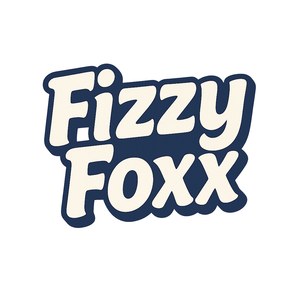 Fizzy Foxx logo lockup